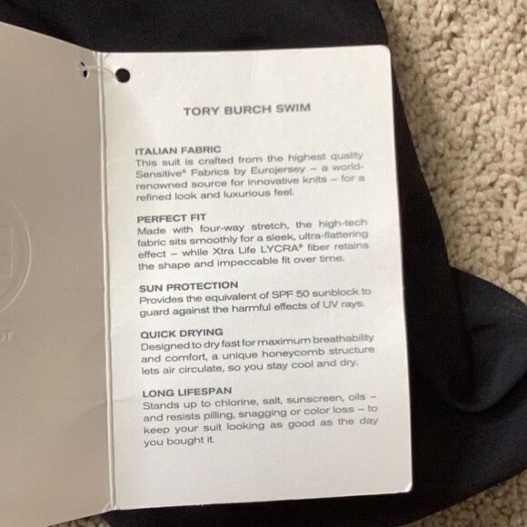 New. Tory Burch black bikini bottoms. Retails $98. Small - Picture 7 of 7